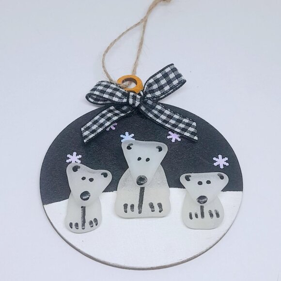 Sea glass Christmas Ornament - Picture 2 of 3